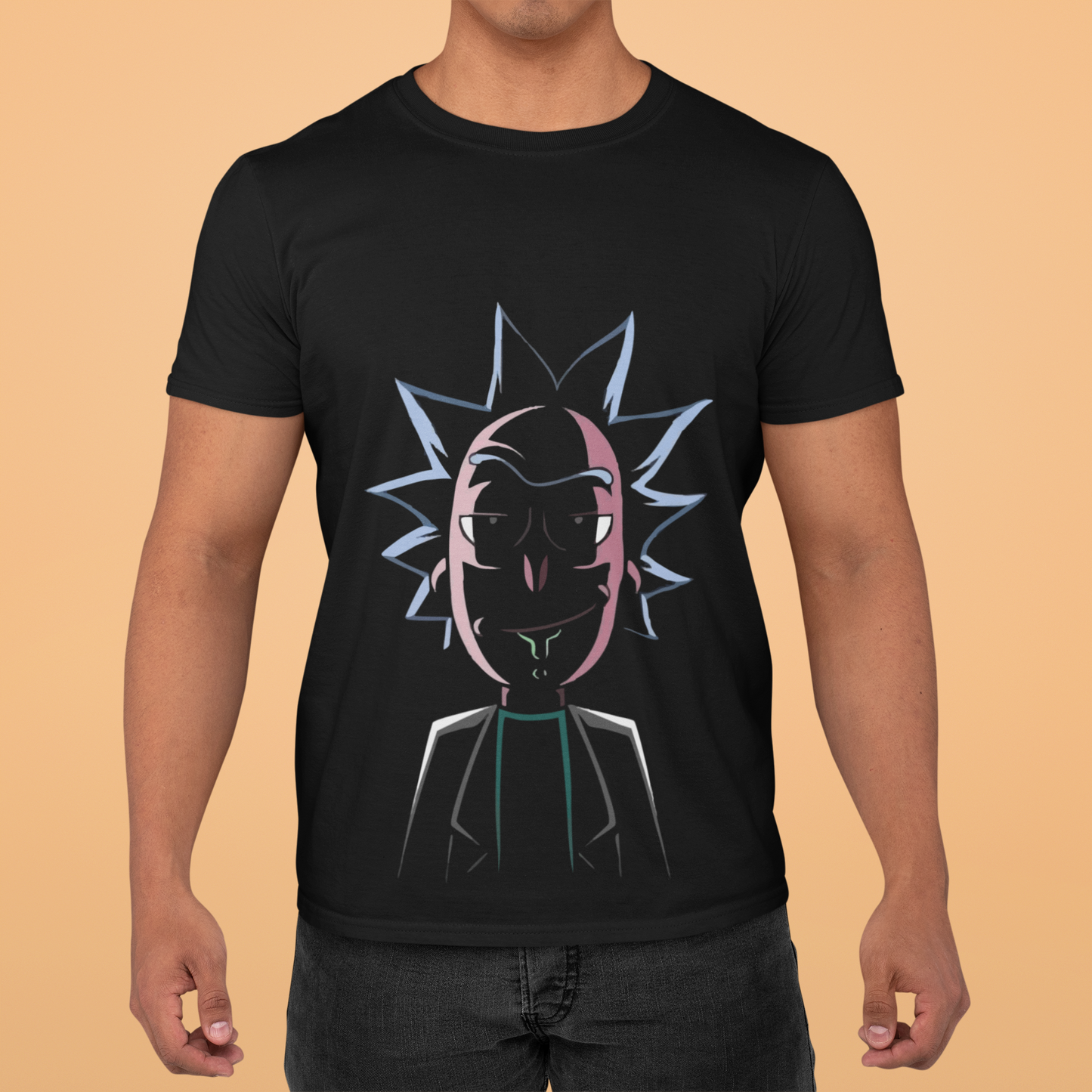 Playera Cuello Redondo Manga Corta para Hombre - Rick and Morty 03