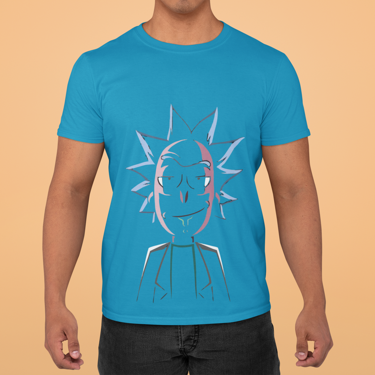 Playera Cuello Redondo Manga Corta para Hombre - Rick and Morty 03