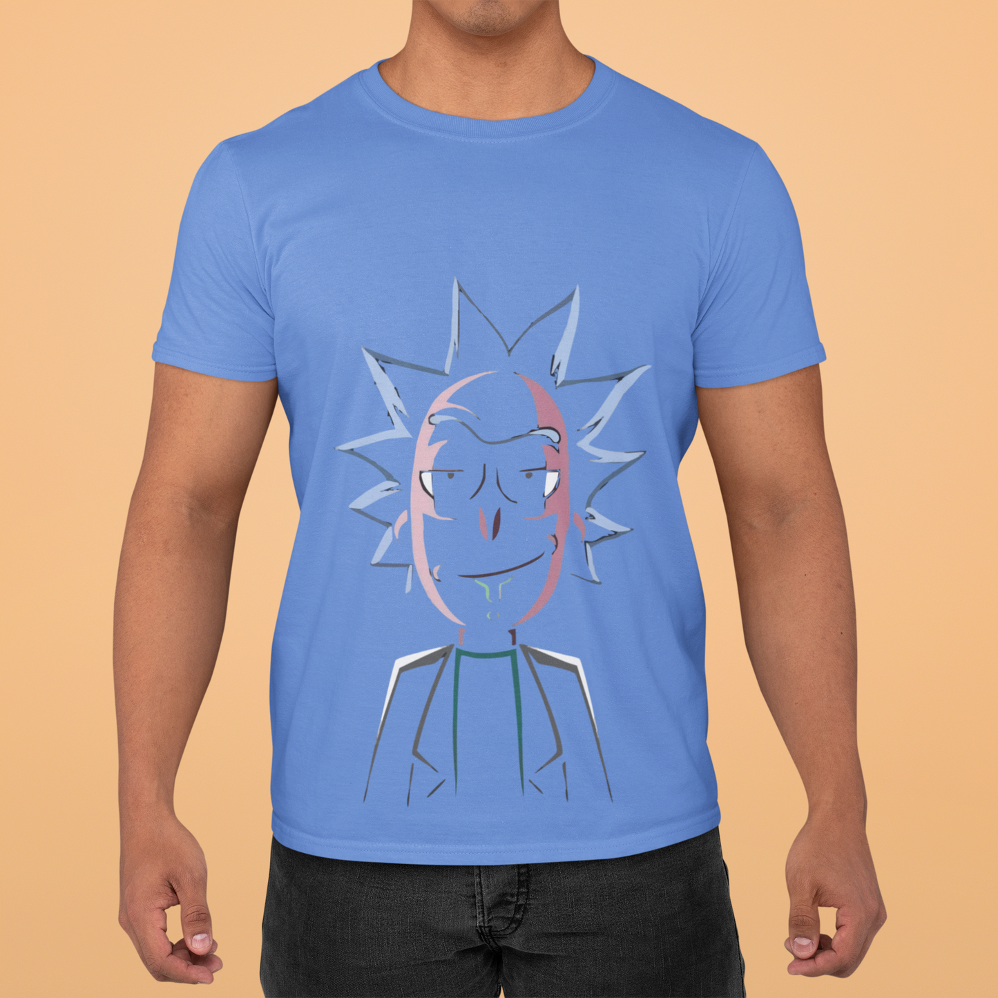 Playera Cuello Redondo Manga Corta para Hombre - Rick and Morty 03