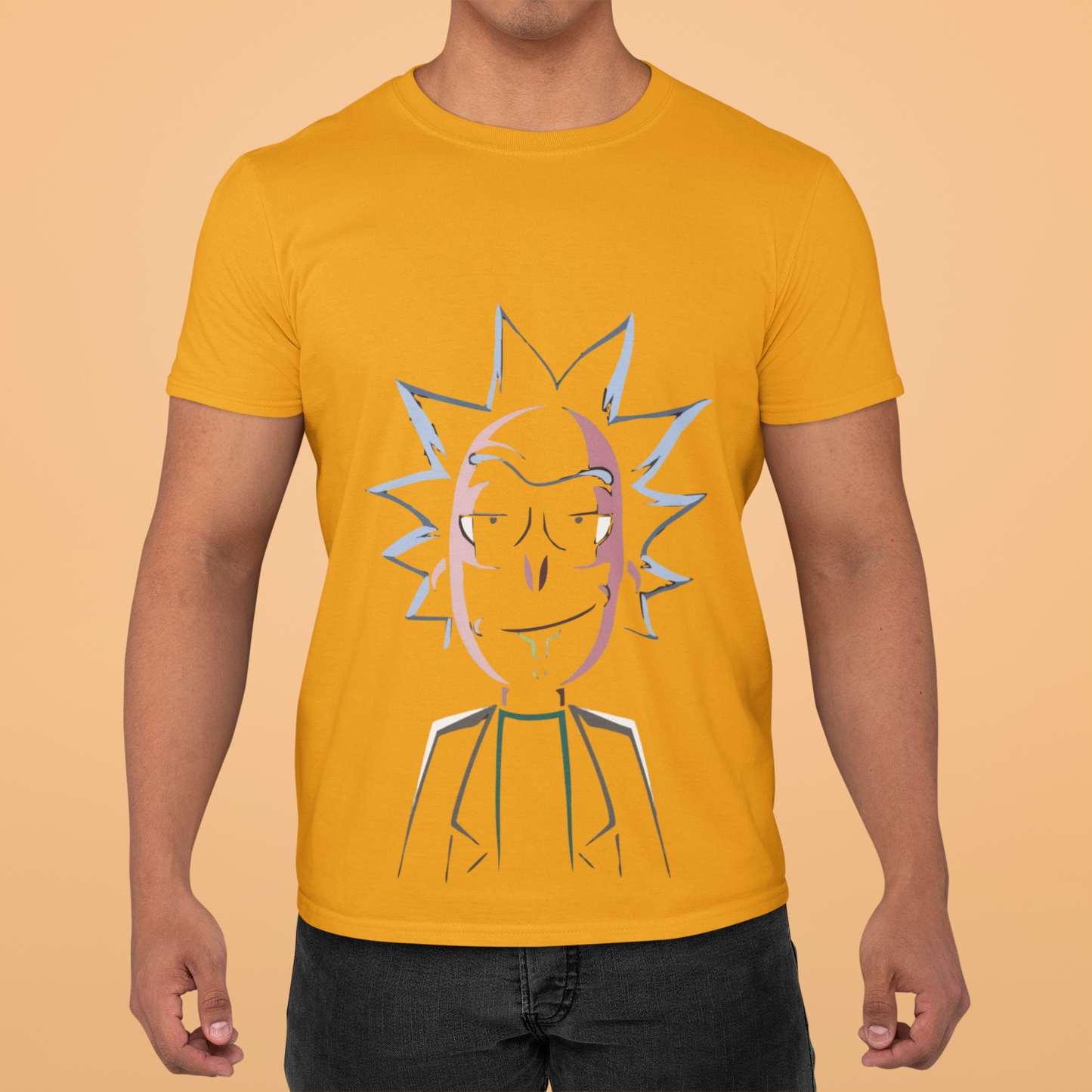 Playera Cuello Redondo Manga Corta para Hombre - Rick and Morty 03