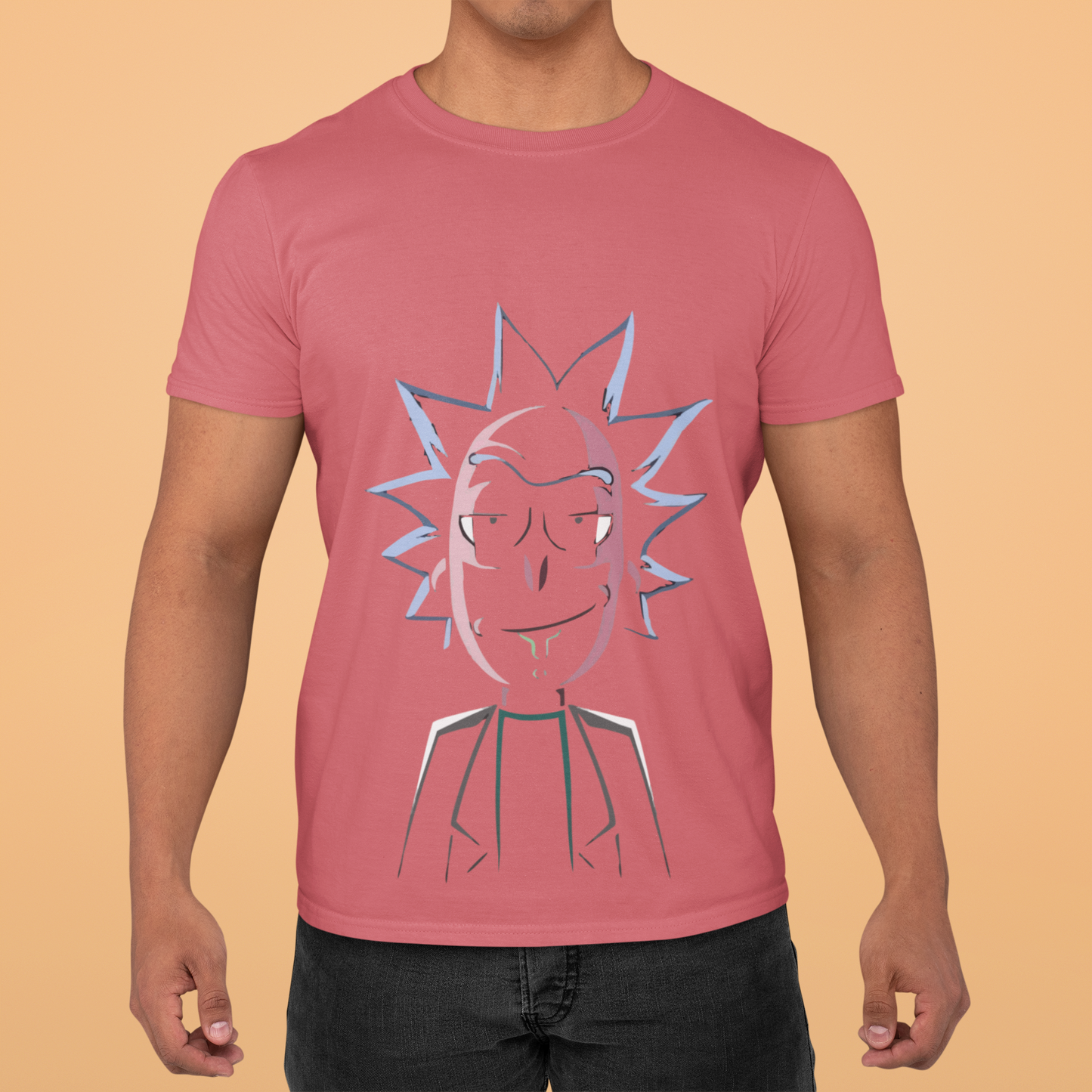 Playera Cuello Redondo Manga Corta para Hombre - Rick and Morty 03