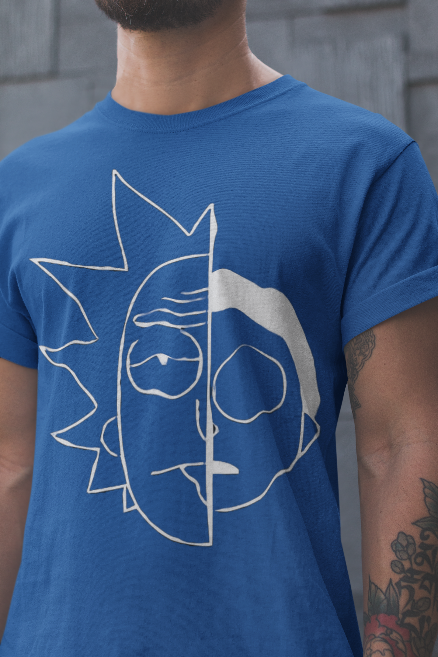 Playera Cuello Redondo Manga Corta para Hombre - Rick and Morty 01