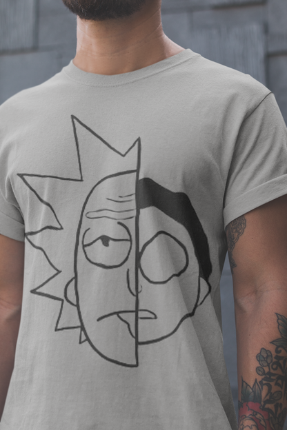 Playera Cuello Redondo Manga Corta para Hombre - Rick and Morty 01