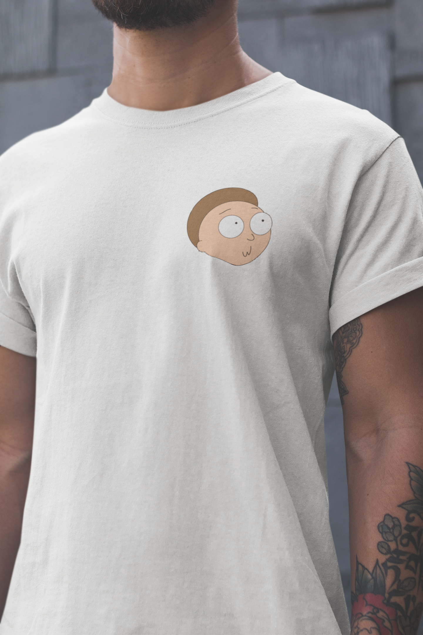 Playera Cuello Redondo Manga Corta para Hombre - Rick and Morty 04 c