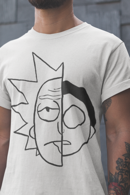 Playera Cuello Redondo Manga Corta para Hombre - Rick and Morty 01