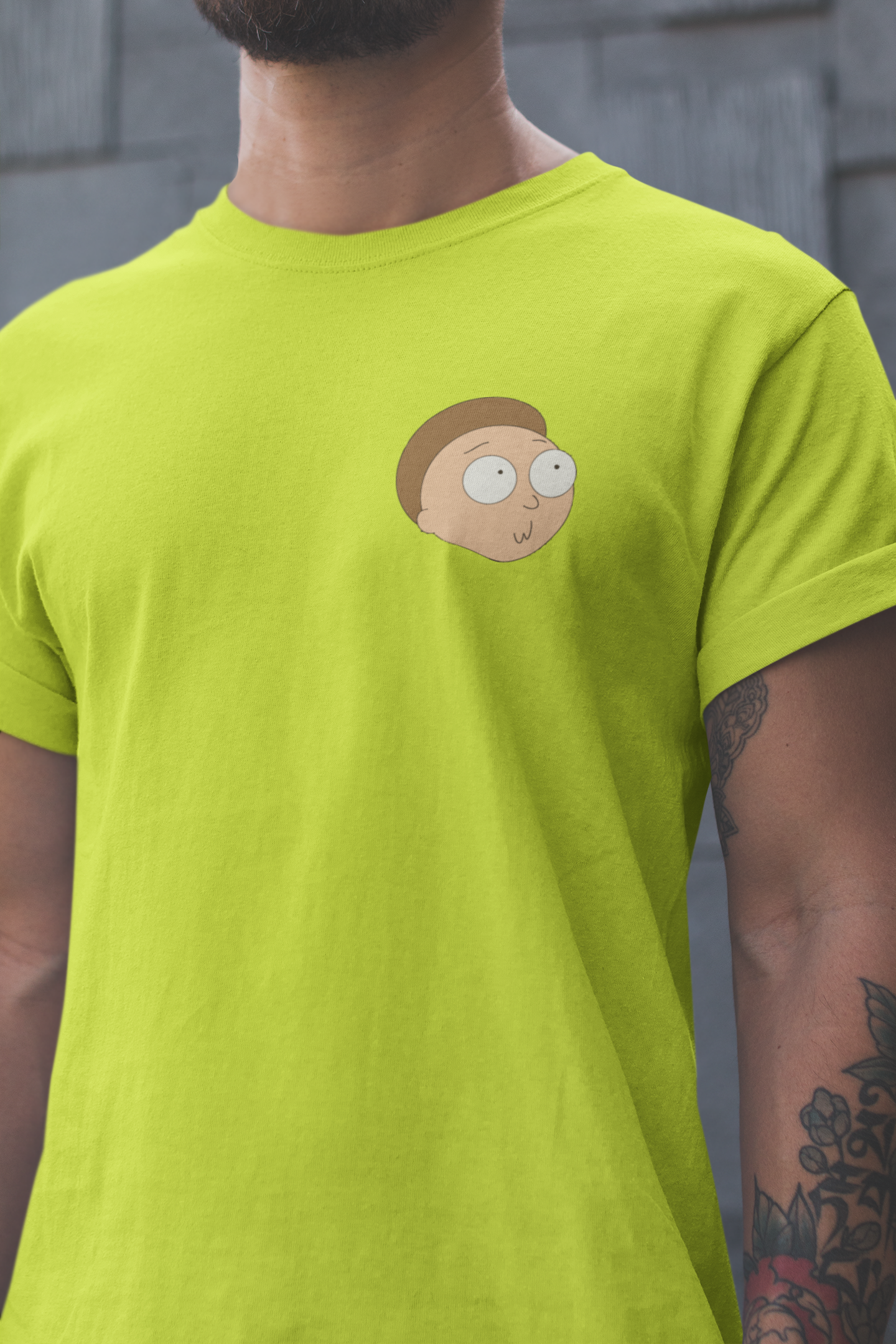 Playera Cuello Redondo Manga Corta para Hombre - Rick and Morty 04 c